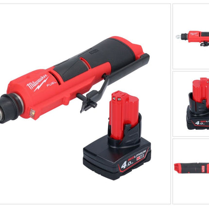 Milwaukee M12 FTB-401 Cordless tyre scraper 12 V 7/16" Hex Brushless +1x battery 4.0 Ah - without charger