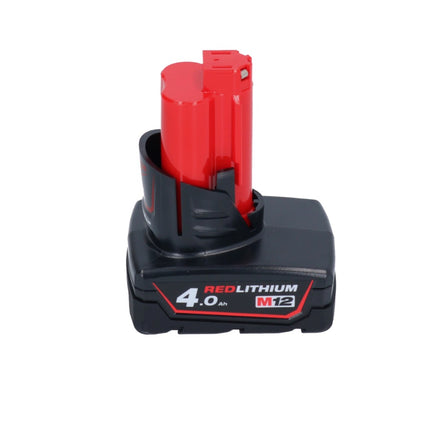 Milwaukee M12 FTB-401 Cordless tyre scraper 12 V 7/16" Hex Brushless +1x battery 4.0 Ah - without charger