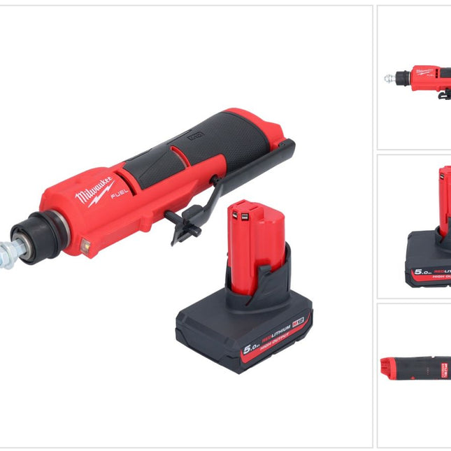 Milwaukee M12 FTB-501 Akumulatorowa frezarka do opon 12 V 7/16" Hex Brushless + 1x akumulator 5,0 Ah - bez ładowarki