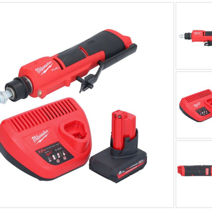 Milwaukee M12 FTB-501 Smerigliatrice a batteria 12 V 7/16" Hex Brushless + 1x batteria 5,0 Ah + caricabatterie