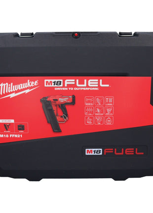 Milwaukee M18 FFN21-301C Gwoździarka akumulatorowa 18 V 50 - 90 mm bezszczotkowa + 1x akumulator 3,0 Ah + ładowarka + walizka