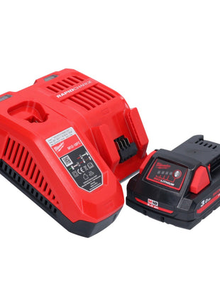 Milwaukee M18 FFN21-301C Akku Nagler 18 V 50 - 90 mm Brushless + 1x Akku 3,0 Ah + Ladegerät + Koffer