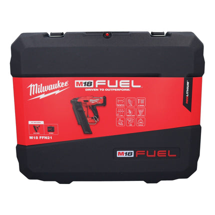 Milwaukee M18 FFN21-401C Akku Nagler 18 V 50 - 90 mm Brushless + 1x Akku 4,0 Ah + Koffer - ohne Ladegerät