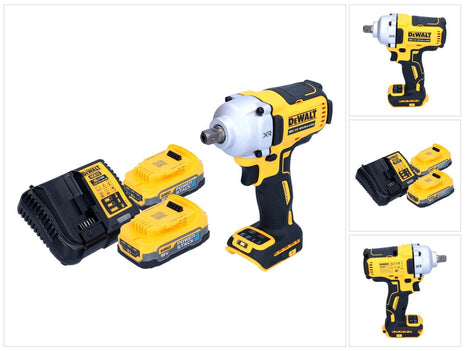 Avvitatore a impulsi a batteria DeWalt DCF 892 E2 18 V 812 Nm 1/2" brushless + 2x batteria Powerstack 1,7 Ah + caricatore