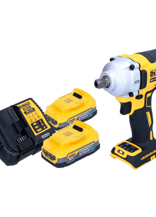 DeWalt DCF 892 E2 cordless impact wrench 18 V 812 Nm 1/2" brushless + 2x Powerstack battery 1.7 Ah + charger