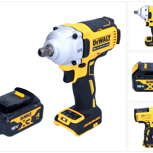 DeWalt DCF 892 N cordless impact wrench 18 V 812 Nm 1/2" brushless + 1x rechargeable battery 4.0 Ah - without charger