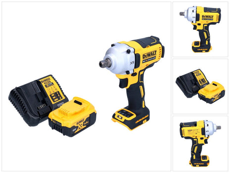 DeWalt DCF 892 P1 cordless impact wrench 18 V 812 Nm 1/2" brushless + 1x rechargeable battery 5.0 Ah + charger