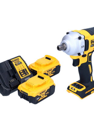 DeWalt DCF 892 P2 cordless impact wrench 18 V 812 Nm 1/2" brushless + 2x rechargeable battery 5.0 Ah + charger