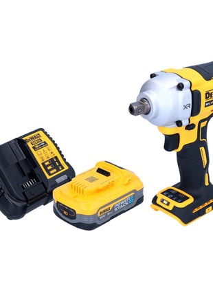 Akumulatorowy klucz udarowy DeWalt DCF 892 H1 18 V 812 Nm 1/2" bezszczotkowy + 1x akumulator Powerstack 5,0 Ah + ładowarka