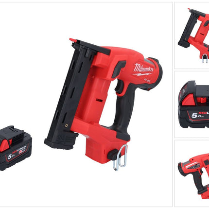 Milwaukee M18 FNCS18GS-501X agrafeuse sans fil 18 V 9,5 - 38 mm sans brosse + 1x batterie 5,0 Ah + HD Box - sans kit chargeur