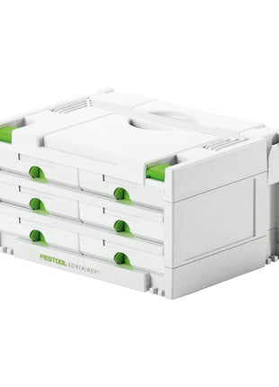 Festool SYS 3-SORT/6 SORTAINER Systainer walizka na narzędzia ( 491984 ) 395 x 295 x 210 mm 6 szuflad