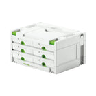 Festool SYS 3-SORT/6 SORTAINER Systainer tool case organiser ( 491984 ) 395 x 295 x 210 mm 6 drawers