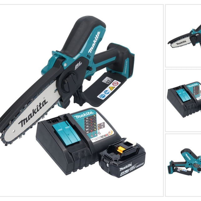 Makita DUC 150 RM01 Motosega a batteria 18 V 15 cm brushless + 1x batteria 4,0 Ah + caricabatterie