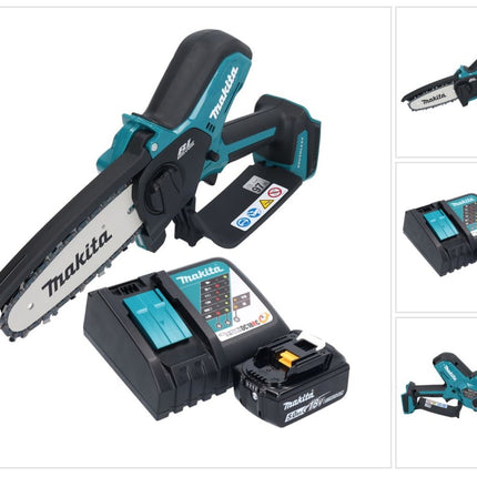 Makita DUC 150 RT01 Akumulatorowa pilarka łańcuchowa 18 V 15 cm bezszczotkowa + 1x akumulator 5,0 Ah + ładowarka