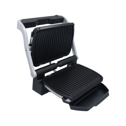 Tefal Optigrill+ GC712D34 Griglia a contatto 2000 Watt 80 - 250 °C argento / nero