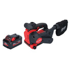 Levigatrice a nastro a batteria Milwaukee M18 FBTS75-801 18 V 75 x 457 mm senza spazzole + 1x batteria 8,0 Ah - senza caricabatterie