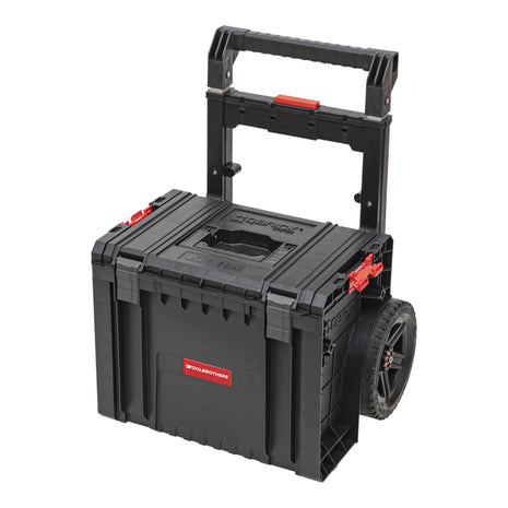 Toolbrothers RHINO L Cart Plus ECO Maletín de herramientas móvil apilable 490 x 415 x 660 mm 29 l IP54 mango telescópico doble extraíble