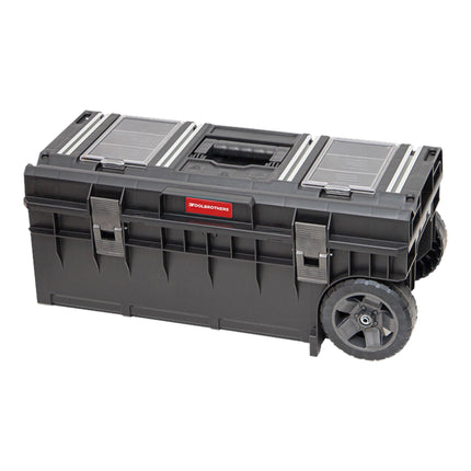 Toolbrothers RHINO XXL Trolley ECO Longer Work+ 50 l IP66 Werkzeugkiste mit Laufrädern auf Metallachse und Doppelteleskopgriff