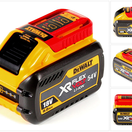 DeWalt DCB 547 FLEXVOLT battery 54 V / 18 V 9.0 Ah - 9000 mAh Li-Ion with charge level indicator