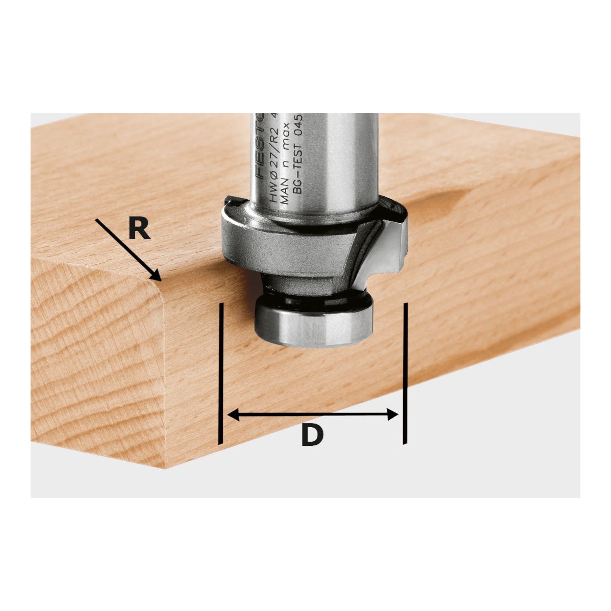 Festool HW R3 OFK 500 Abrundfraeser 27 x 3 0 mm 490093 zum Abrunden von Kunststoff oder Massivholzumleimern 1 - toolbrothers