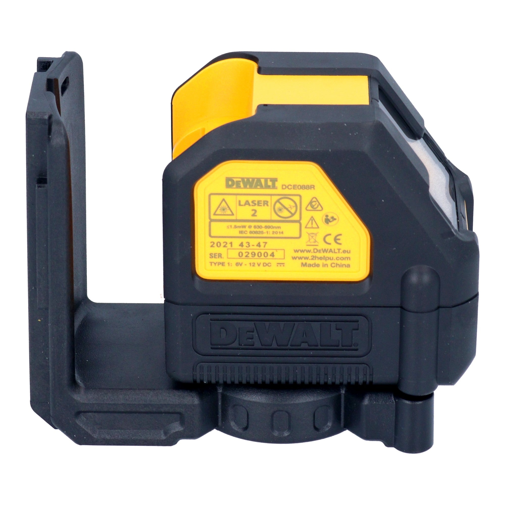 DeWalt DCE 088 D1R Akku Linienlaser 12 V rot 1x Akku 2 0 Ah Ladegeraet TSTAK 3 - toolbrothers