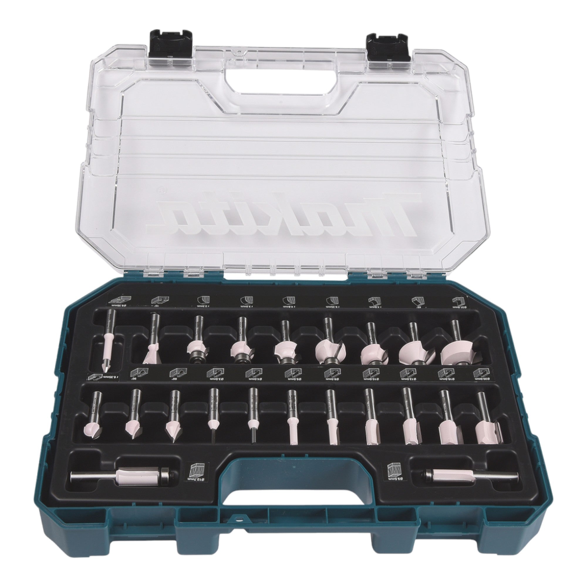 Makita Fraeser Set D 74778 22 tlg 8 mm Schaft fuer den Moebelbau Schreiner Tischlerarbeiten und Heimwerker 3 - toolbrothers