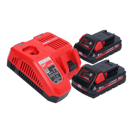 Milwaukee M18 FSG-302X atornillador en seco sin cable 18 V 13 Nm sin escobillas + 2x batería recargable 3,0 Ah + cargador + caja HD