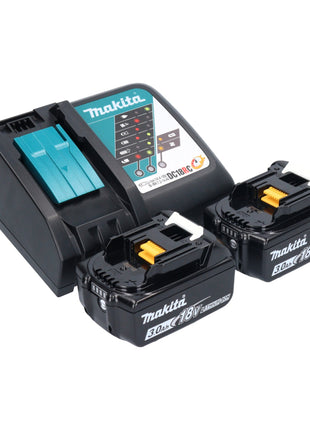 Taladro percutor inalámbrico Makita DHP 482 RFX9 18 V 62 Nm + 2x baterías 3,0 Ah + cargador + set de accesorios + maletín