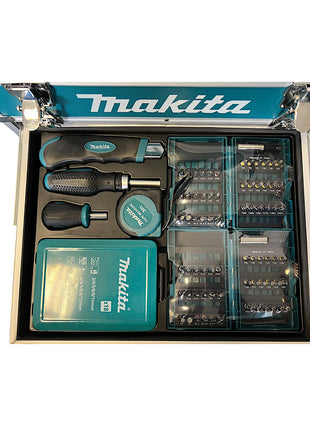 Makita DHP 482 RFX9 Akku Schlagbohrschrauber 18 V 62 Nm + 2x Akku 3,0 Ah + Ladegerät + Zubehör Set + Koffer