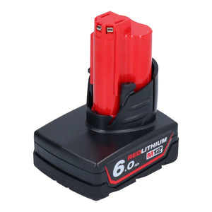 Milwaukee M12 B6 12 V 6,0 Ah / 6000 mAh Li-Ion Einschub Akku ( 4932451395 )