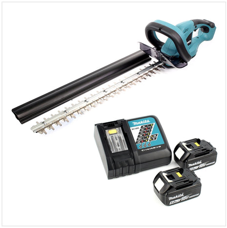 Makita DUH 523 Akku Heckenschere 18V 52cm mit 2x 5,0Ah Akku und Ladegerät - Toolbrothers