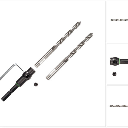 Festool Broca espiral HSS D 8,0/75 CE/M-Set ( 495308 )