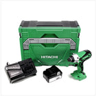 Hitachi WH 18 DGL 18V Akku Schlagschrauber im Hitachi System Case HSC Typ 2 + 1x Hitachi BSL 1840 18 V 4,0 Ah Akku + 1x Hitachi UC 18YFSL Akku Ladegerät 14,4 - 18 V - Toolbrothers