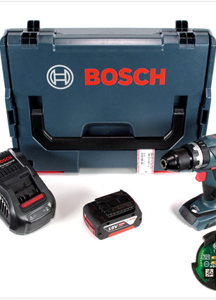 Bosch GSB 18 V-60 C Professional Li-Ion Brushless Akku Schlagbohrschrauber in L-Boxx + 1x GBA 5,0 Ah Akku + Ladegerät + Connectivity Modul - Toolbrothers