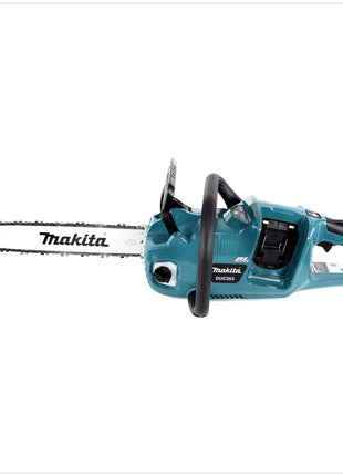 Makita DUC 353 PT2 Akku Kettensäge 36V ( 2x18V ) Brushless 35 cm + 2x 5,0 Ah Akku + Doppelladegerät - Toolbrothers