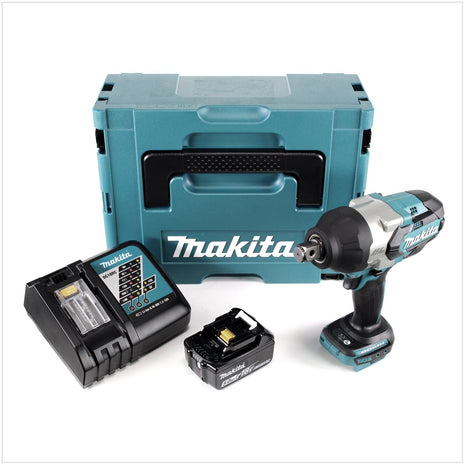 Makita DTW 1001 RT1J Akku Schlagschrauber 18V 3/4" 1050Nm Brushless + 1x Akku 5,0Ah + Ladegerät + Makpac - Toolbrothers