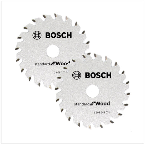 Bosch 2x Kreissägeblatt Optiline Wood ST WO H 85x15-20 85 mm 20 Zähne ( 2x 2608643071 ) - Toolbrothers