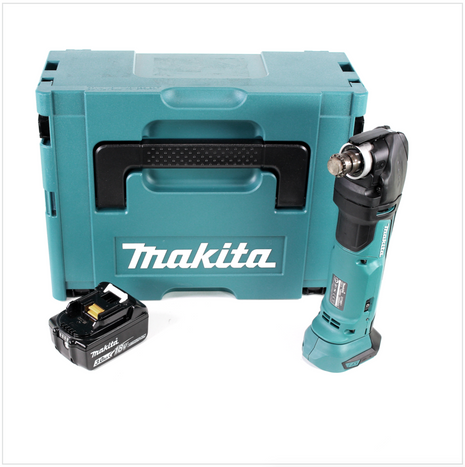 Makita DTM 51 F1J 18 V Li-Ion Akku Multifunktionswerkzeug im Makpac + 1x 3,0 Ah Li-Ion Akku - ohne Zubehör, ohne Ladegerät - Toolbrothers