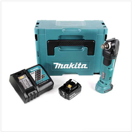 Makita DTM 51 RT1J 18V Li-Ion Akku Multifunktionswerkzeug im Makpac + 1x BL 1850 B 5,0 Ah Li-Ion Akku + DC 18 RC Akku Schnellladegerät - Toolbrothers