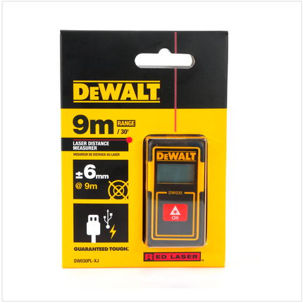 DeWalt DW 030 PL Taschen Laser Entfernungsmesser 9 Meter - Toolbrothers
