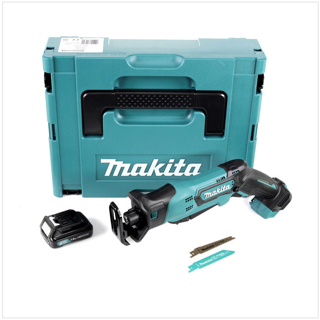 Makita JR 103 DY1J 10,8 V Akku Säbel Reciprosäge + 1 x 1,5 Ah Akku im Makpac 1 Systemkoffer - Toolbrothers
