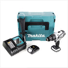 Makita DDF 458 W Y1J-D 18 V Akku Bohrschrauber 91 Nm in weiß im Makpac mit 1x BL1815N 1,5 Ah Akku und DC18RC Ladegerät - Toolbrothers