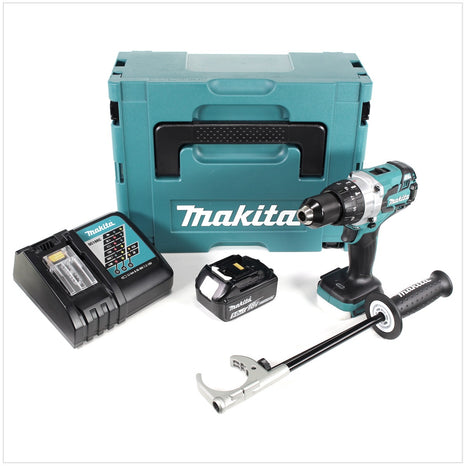 Makita DHP 481 RT1J 18 V Akku Schlagbohrschrauber Brushless 115 Nm im Makpac mit 1x 5Ah Li-Ion Akku und Ladegerät - Toolbrothers