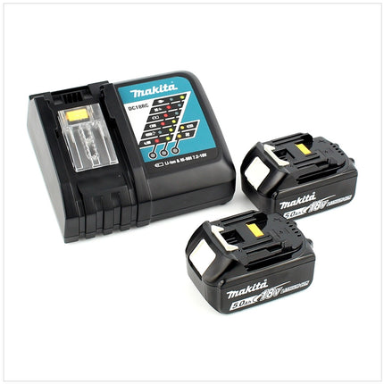 Makita DDF 482 RTJ Akku Bohrschrauber 18V 62Nm + 2x Akkus 5,0Ah + Ladegerät im Makpac 2 - Toolbrothers