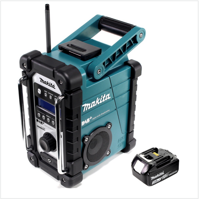 Makita DMR 110 Digital Baustellen Radio DAB+ + 1x 3,0 Ah Akku - ohne Ladegerät - Toolbrothers