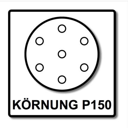 Festool Abrasivo a rete Granat Net STF D125 P150 GR NET/50 125 mm - 50 pz. ( 203297 )
