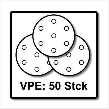 Festool Abrasivo a rete Granat Net STF D125 P150 GR NET/50 125 mm - 50 pz. ( 203297 )