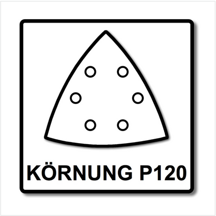 Festool STF DELTA P120 GR NET/50 Abrasif maillé ( 203322 )