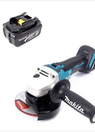 Makita DGA 504 F1 Akku Winkelschleifer 18 V 125mm Brushless + 1x Akku 3,0Ah - ohne Ladegerät - Toolbrothers