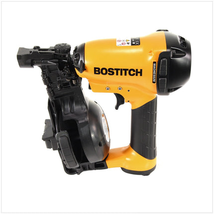 Bostitch RN46K-1-E CT Dachpappnagler Druckluft Nagler Coilnagler im Transportkoffer Kontaktauslösung, bis 45mm - Toolbrothers